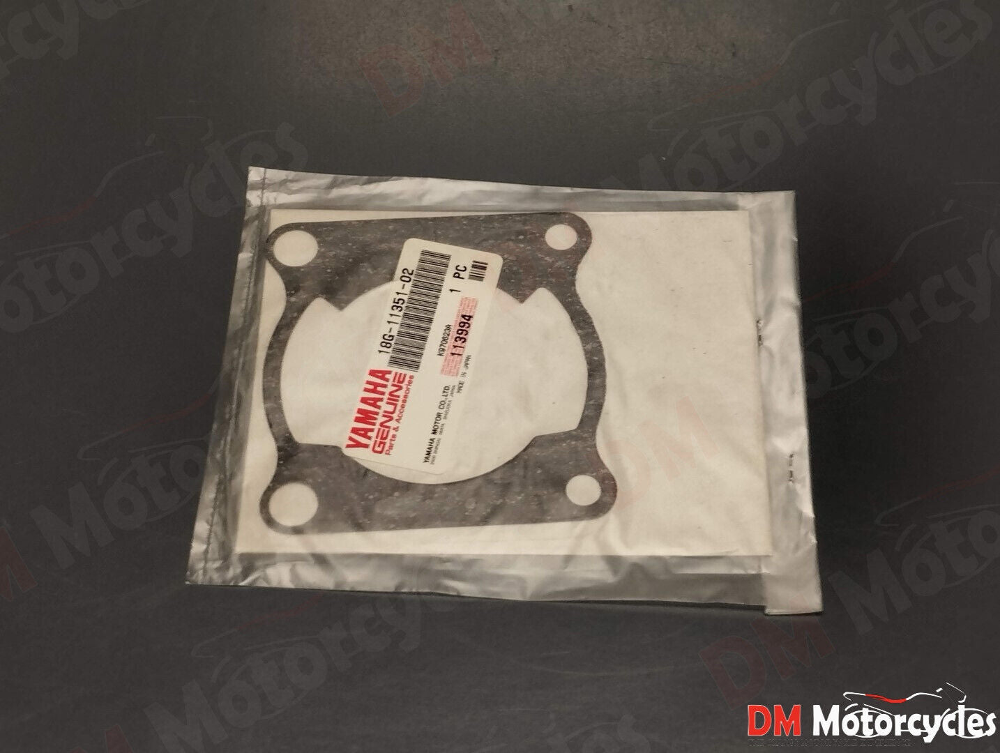 Yamaha genuine new yt dt 125 175 mx 175 it yz 125 cylinder gasket 18g-11351-02