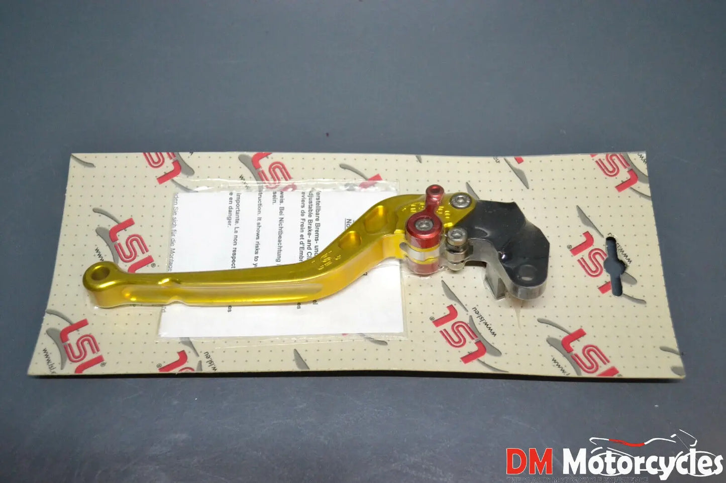 Lsl new Suzuki gsxr gladius gsr dl650 adjustable clutch lever gold  pn 200-l18go