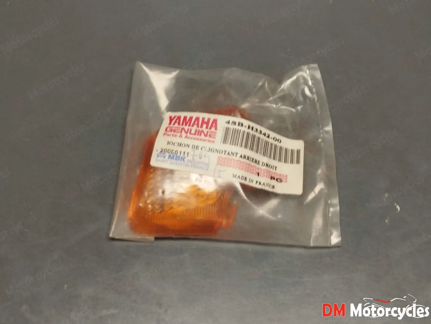 Yamaha genuine new cw 50 rear right turn signal lens pn 4sb-h3342-00