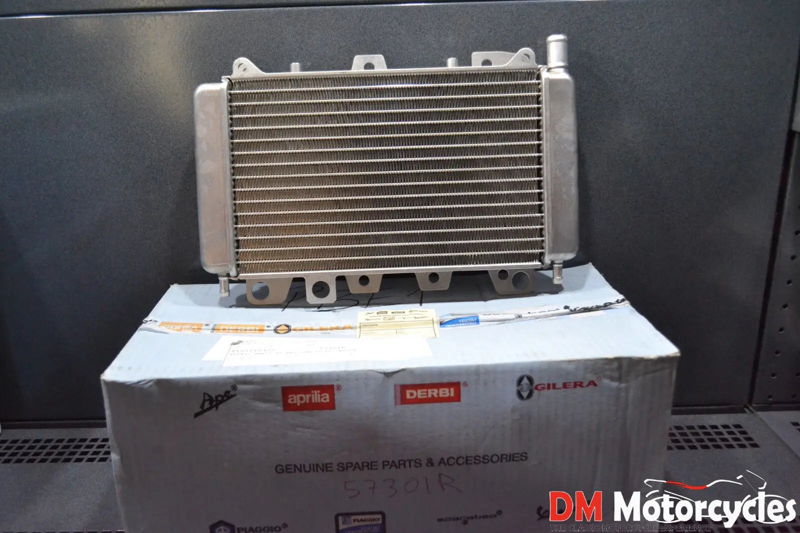 Piaggio genuine new beverly x9 gilera runner vxr fxr radiator pn 57301r