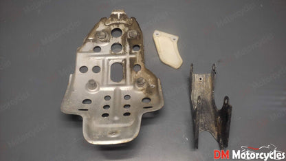 Yamaha genuine used TW 225 200 Japanese import skid plate chain guard frame tie