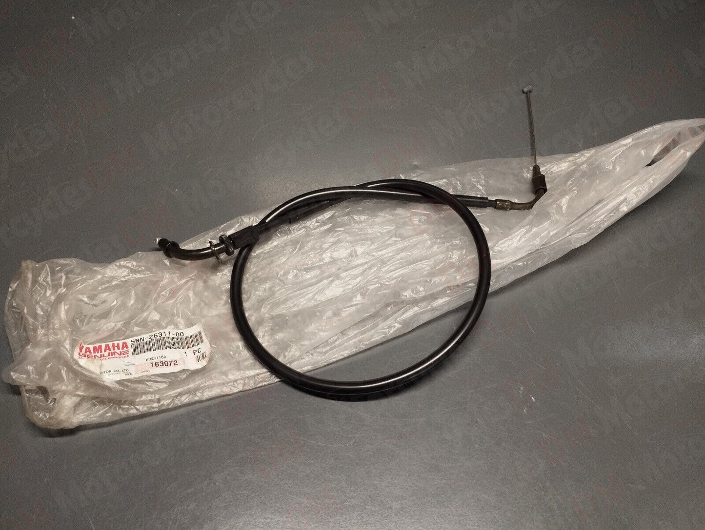 Yamaha oem drag star v star xvs 650 500 xvs 400 throttle cable 1 pn 5bn-26311-00