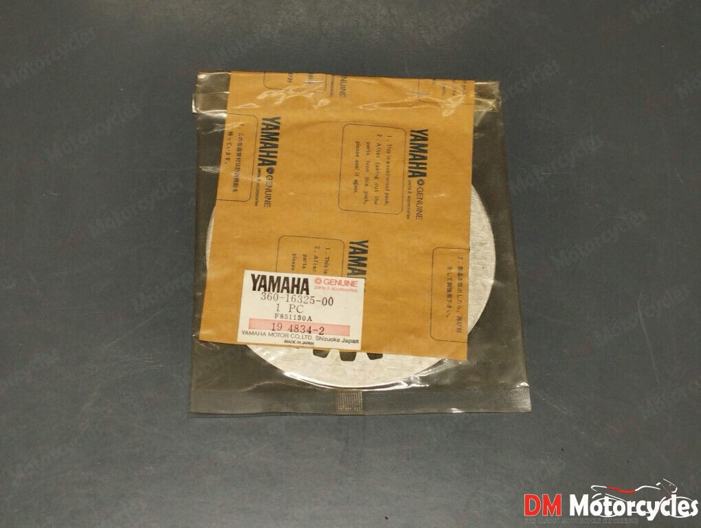 Yamaha genuine nos sr yz wr 400 yfm 660 xt 500 600 clutch plate pn 360-16325-00