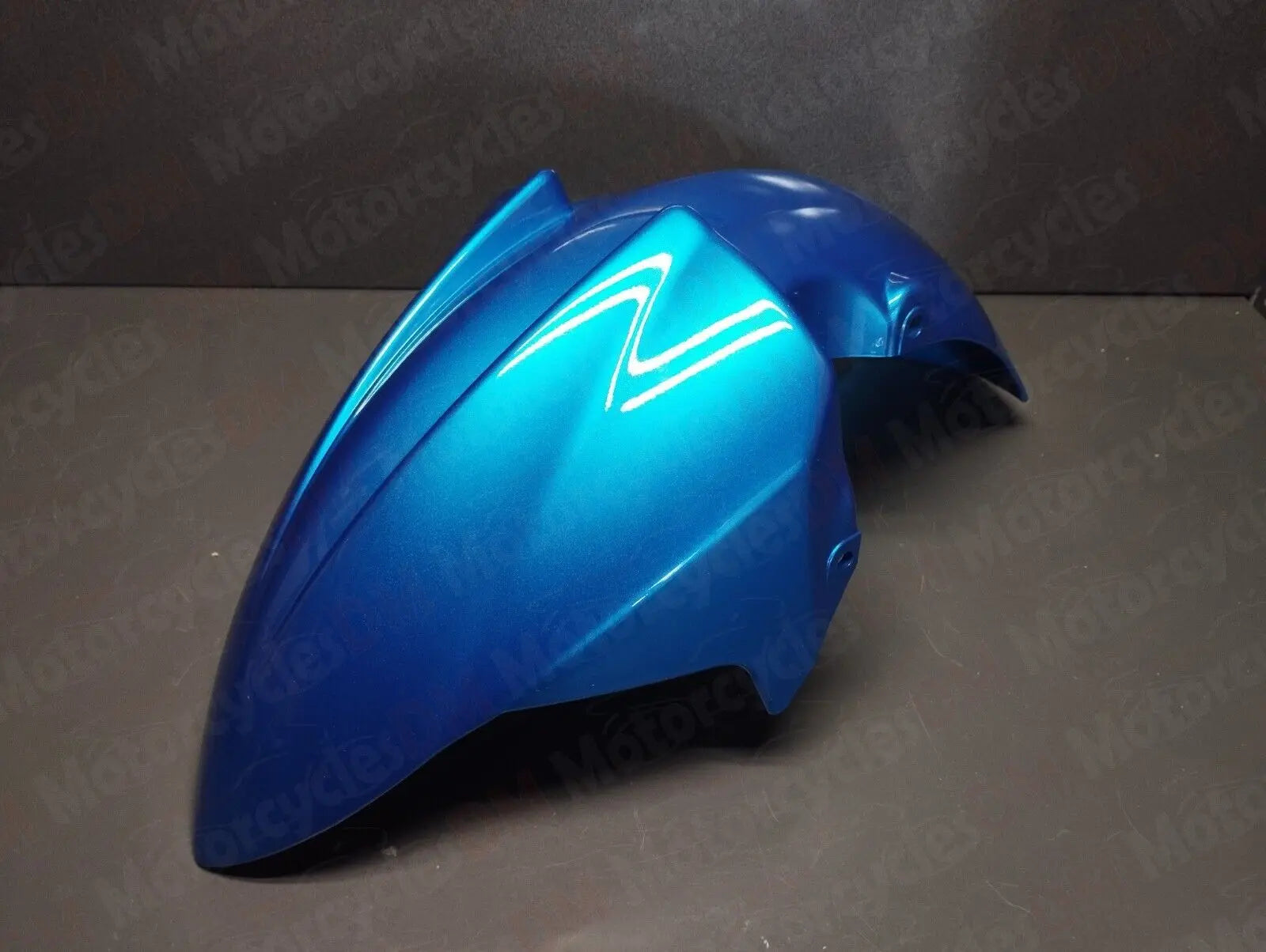 Peugeot genuine new Jetforce 50 12 front fender Technik blue pn 747717e9