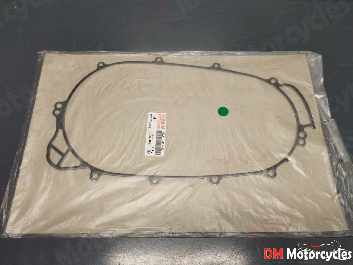 Yamaha genuine new t max xp 500 crankcase 2 cover gasket pn 5gj-15461-00