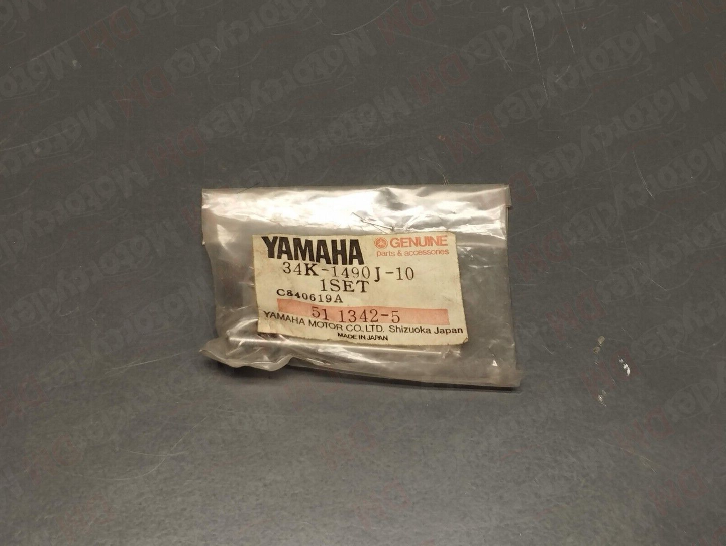 Yamaha genuine nos xt 600 43f 1986 carburetor needle set pn 34k-1490j-10