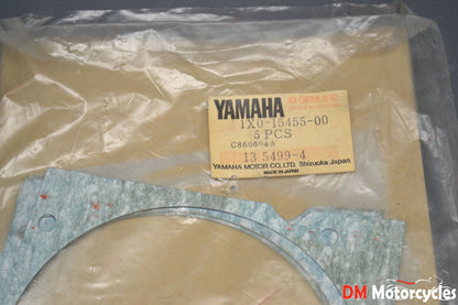Yamaha genuine nos dt100 rt100 left crankcase cover gasket pn 1x0-15455-00