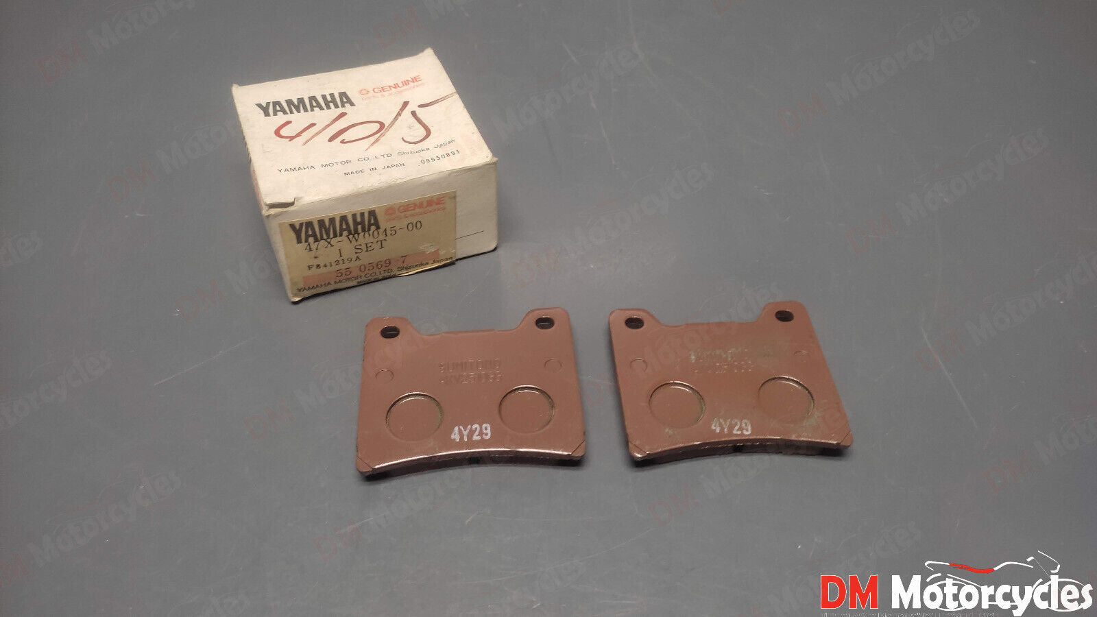 Yamaha genuine nos fz 600 vmax 1200 fazer front brake pad kit pn 47x-w0045-00