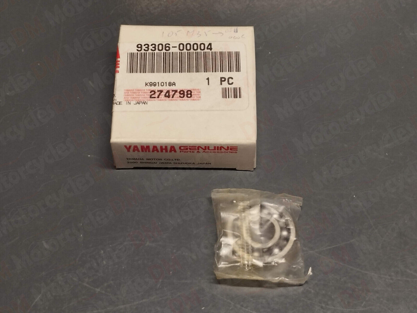 Yamaha genuine new xvs 1300 950 xvz 1300 1200 xz 550 yz 250 bearing 93306-00004