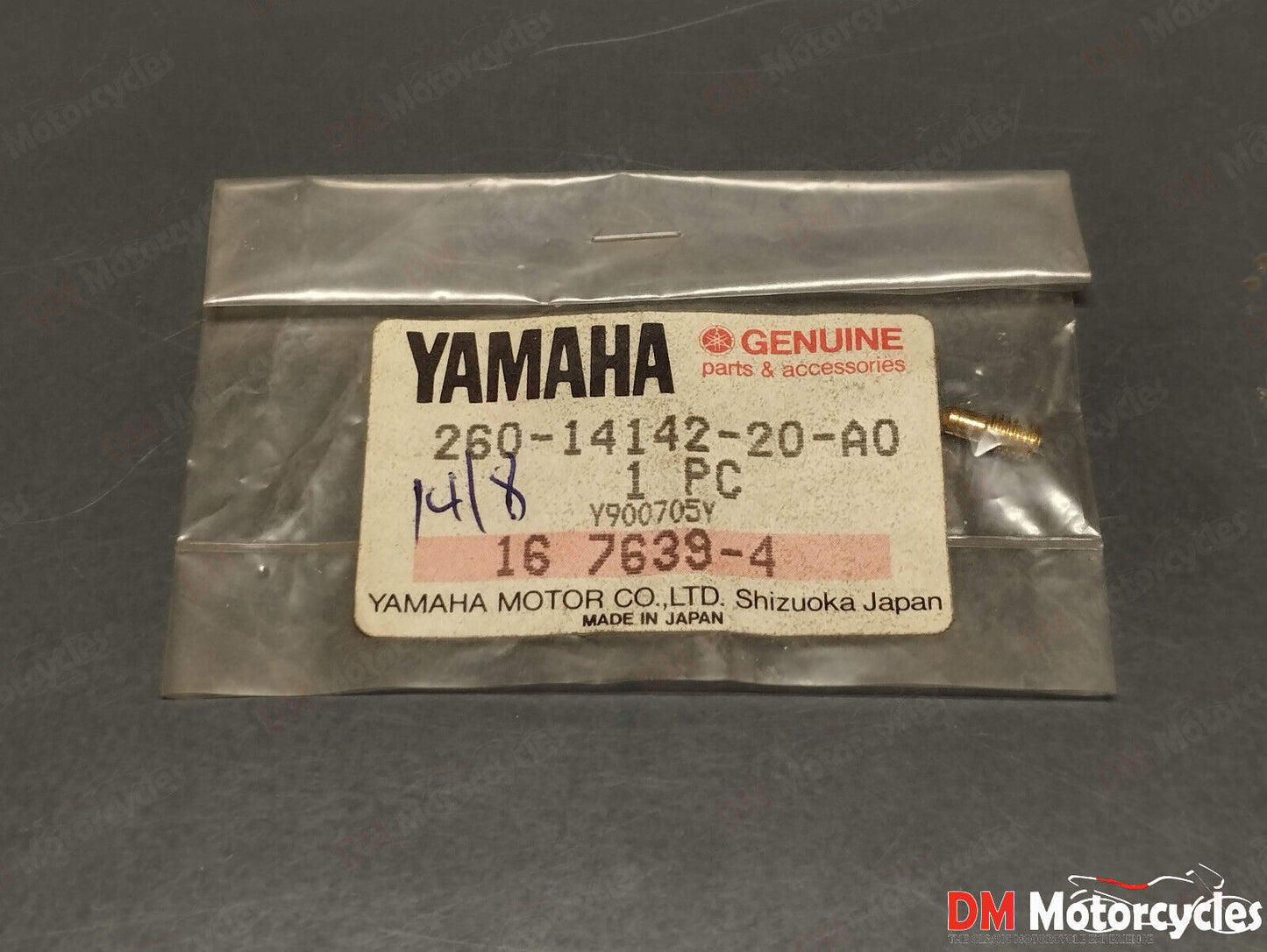 Yamaha genuine nos rz 350 dt 175 125 yt 125 jet pilot pn 260-14142-20-a0