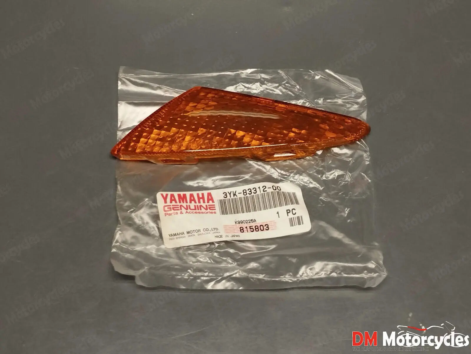Yamaha genuine new jog yg 50 front left turn signal lens pn 3yk-83312-00