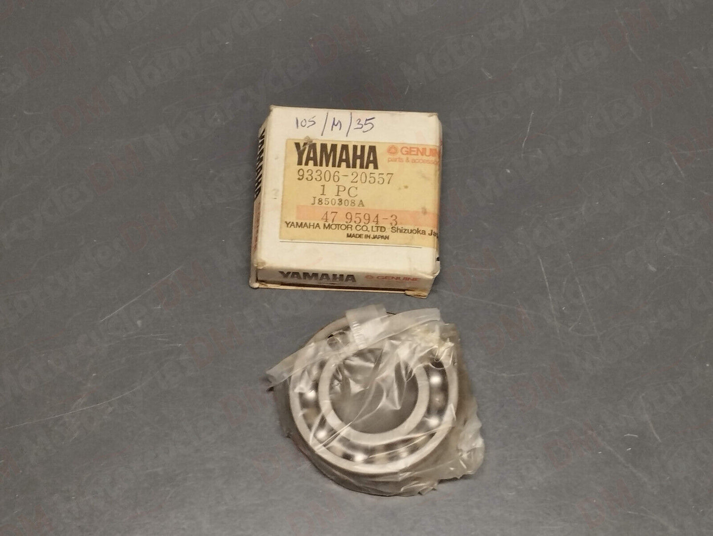 Yamaha genuine nos bw 350 srx 250 xt 350 250 225 bearing 30x pn 93306-20557