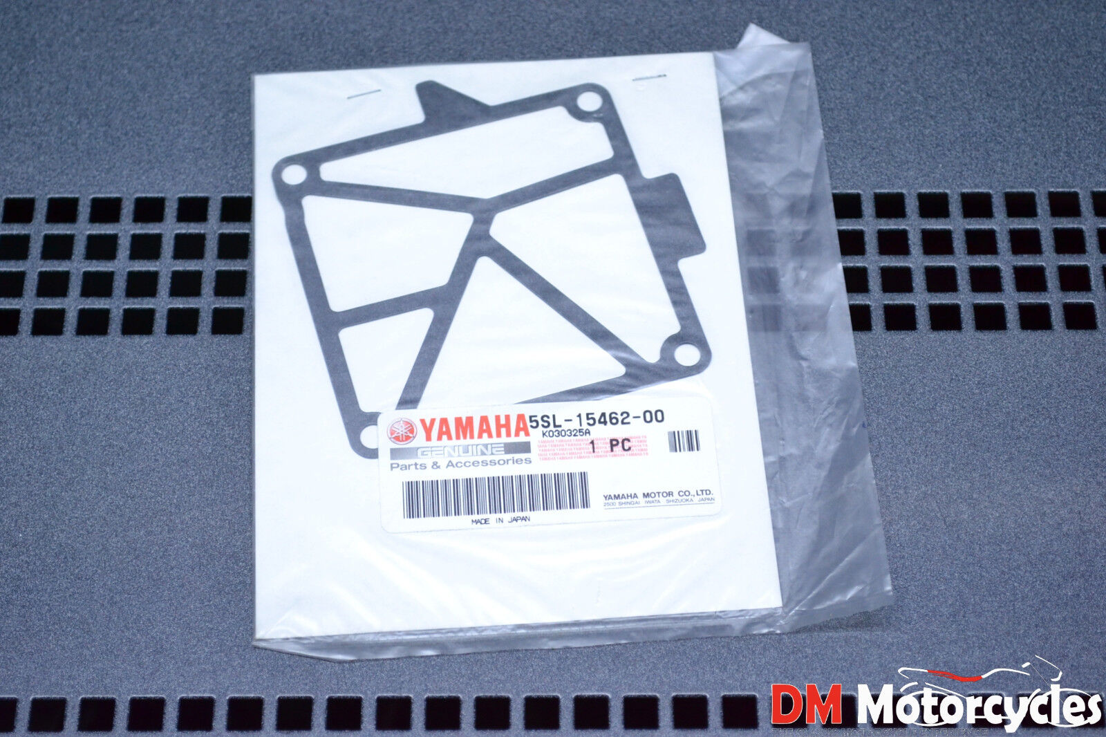 Yamaha genuine new yzf r6 fz6 04 - 09 crankcase cover gasket pn 5sl-15462-00