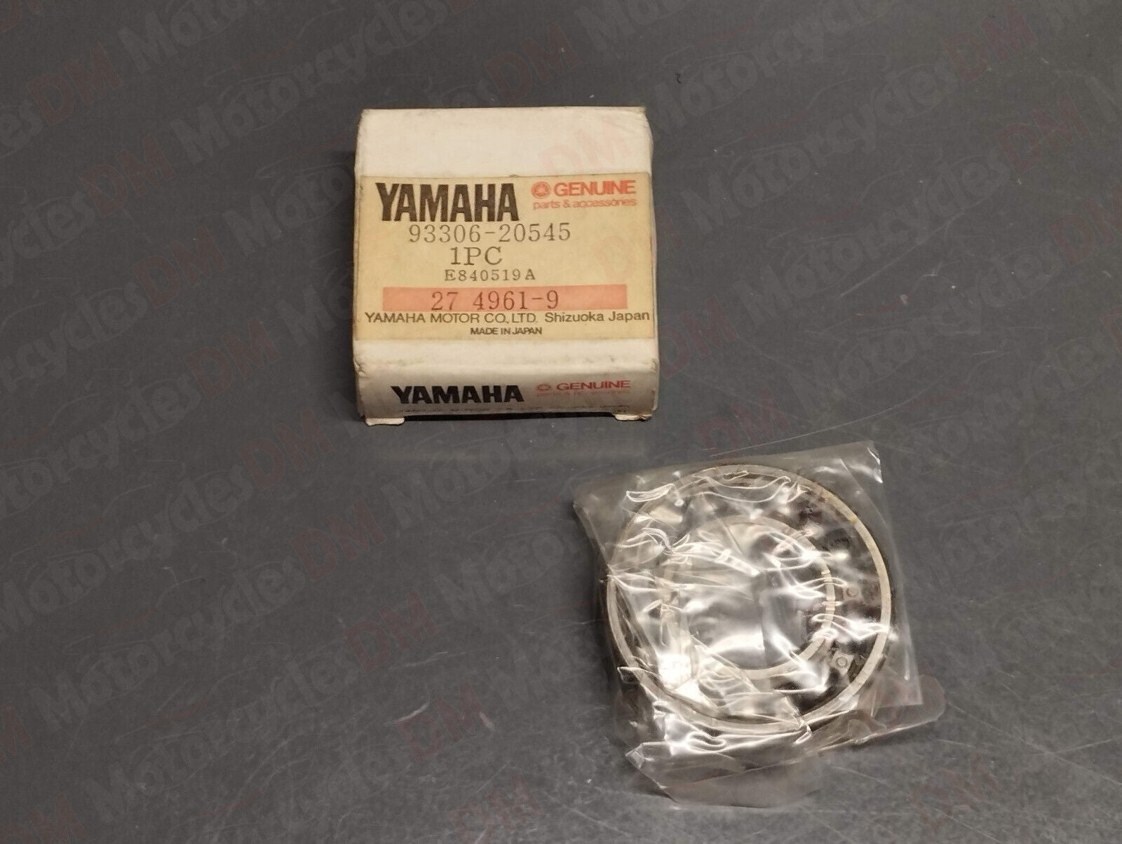 Yamaha oem xj 600 400 550 fj 1100 1200 600 xjr 1200 1300 400 bearing 93306-20545