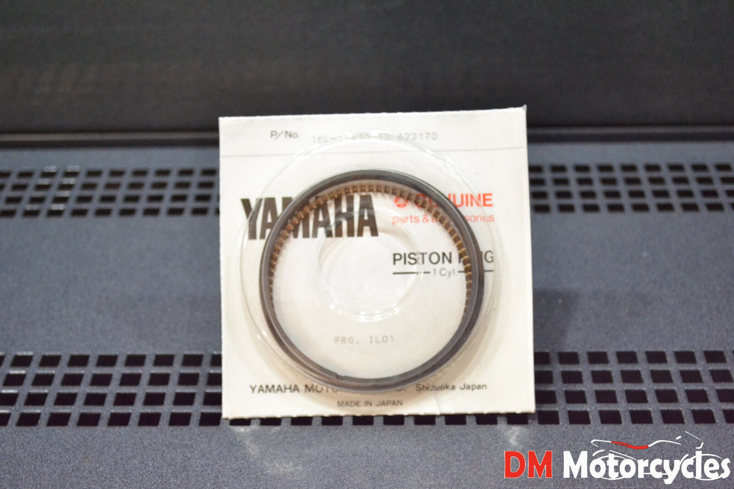 Yamaha genuine new royal star 86 - 13 1st over size piston ring pn 1nl-11610-10