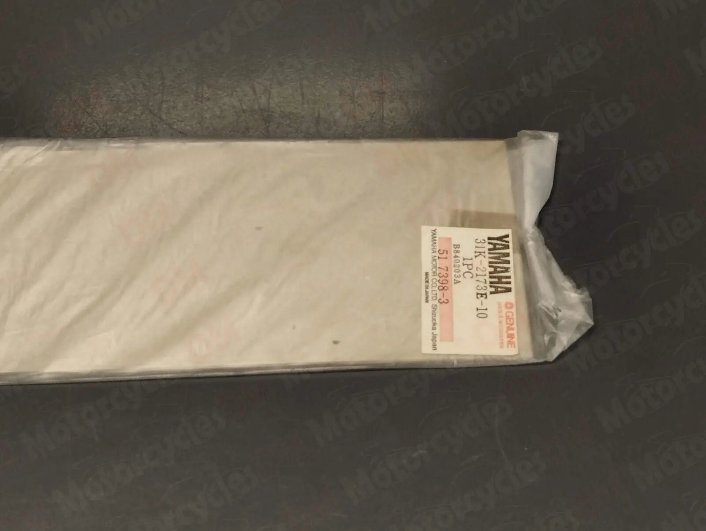 Yamaha genuine nos rd 350 rz 350 graphic 1 sticker decal pn 31k-2173e-10