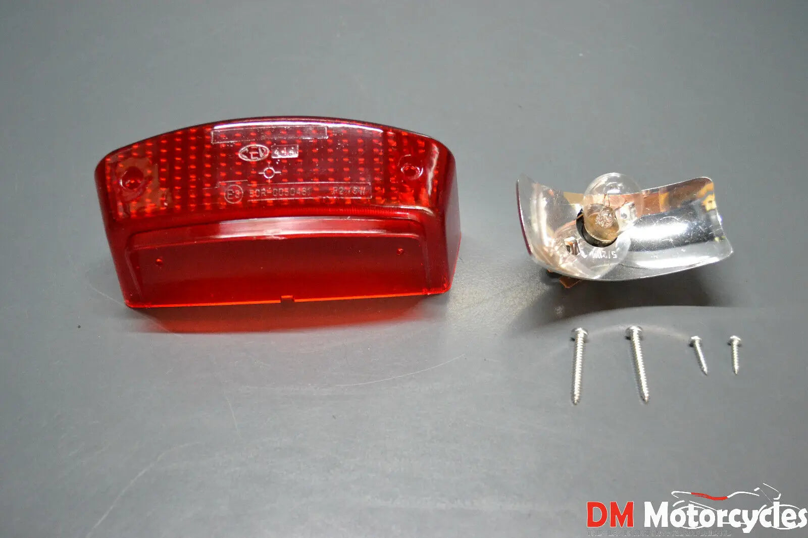 Malaguti genuine new madison f12 rear brake light lens kit pn 01604100