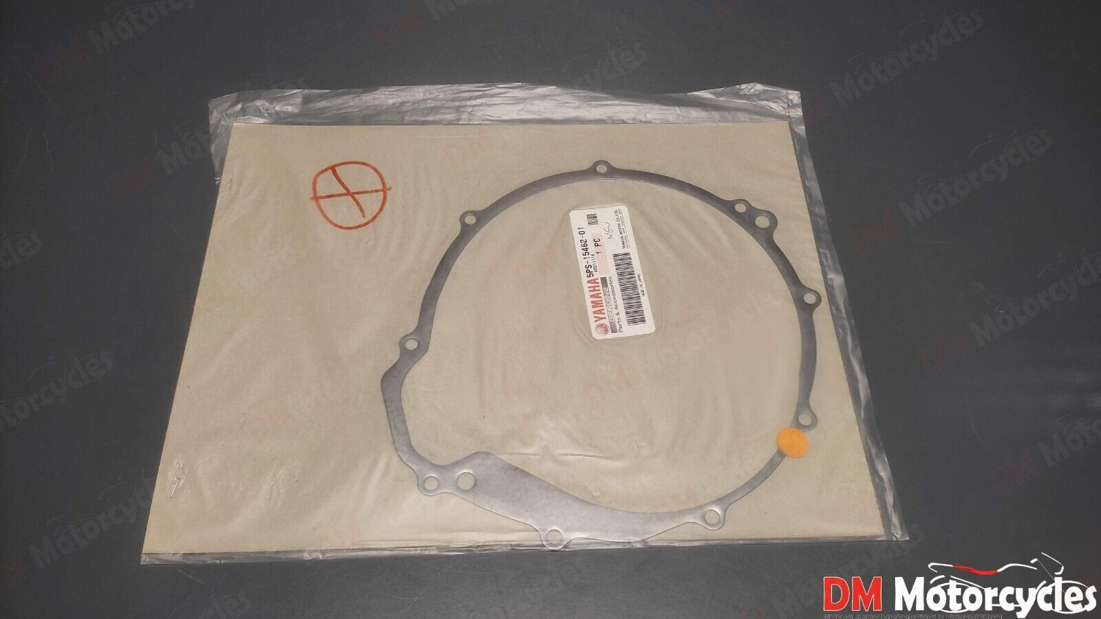 Yamaha genuine new tdm 900 clutch cover gasket pn 5ps-15462-01