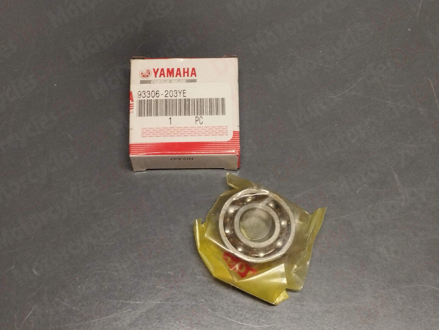 Yamaha genuine new yw 50 ya yn yq yw 100 bearing pn 93306-203ye