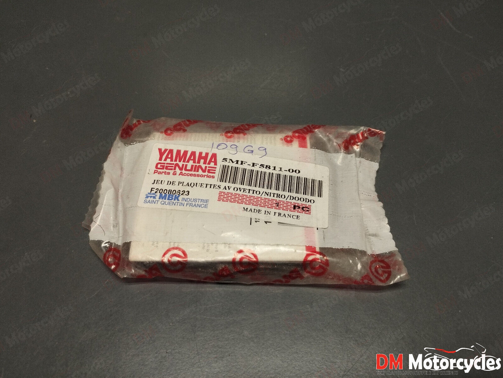 Yamaha genuine new xn 125 150 yq 100 cw cs yq 50 front brake pads 5mf-f5811-00