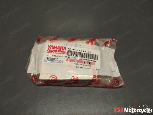 Yamaha genuine new xn 125 150 yq 100 cw cs yq 50 front brake pads 5mf-f5811-00