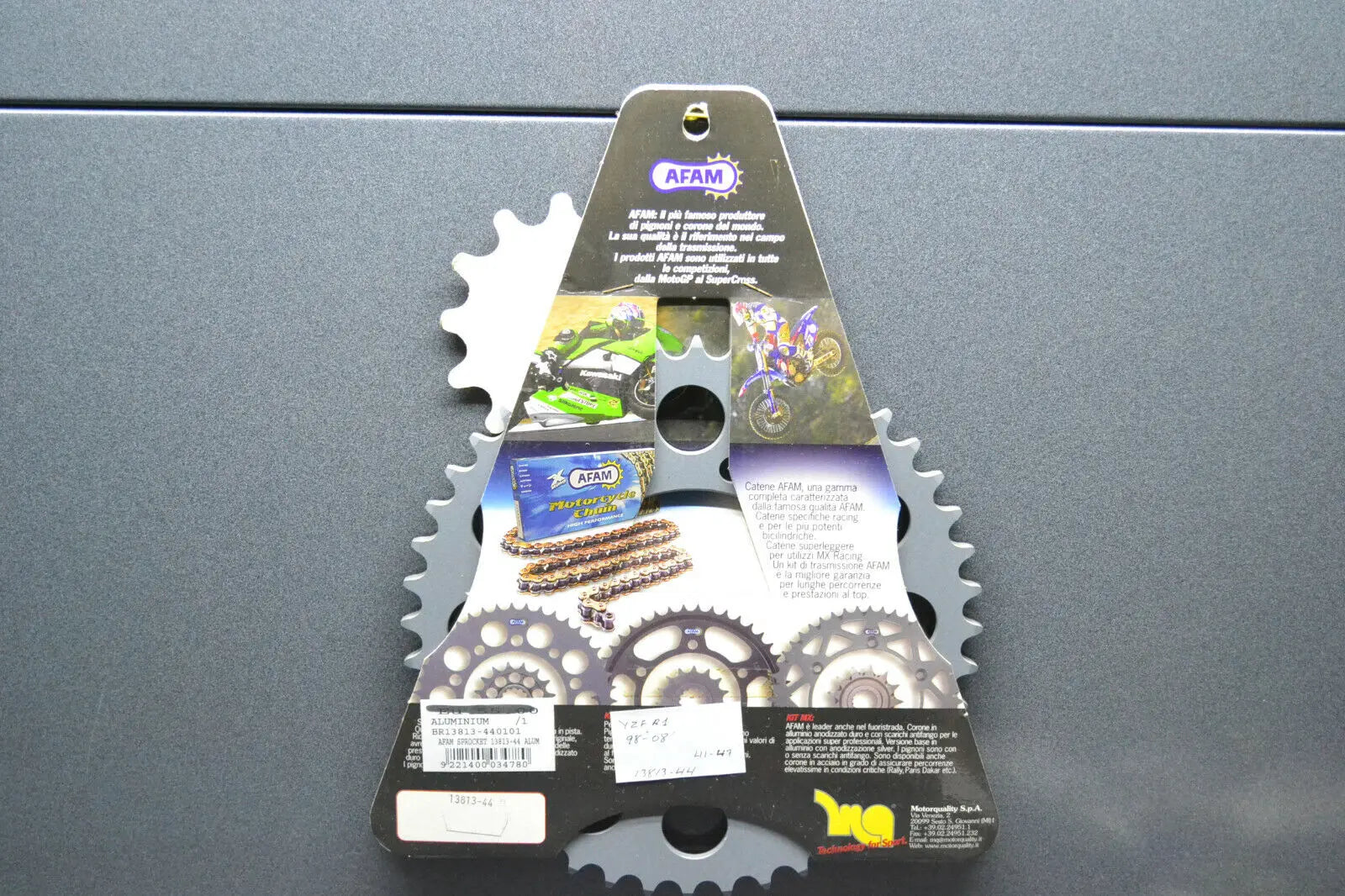 Afam new 44t 530 rear aluminum sprocket yamaha r1 suzuki gsxr 600 pn 13813-44
