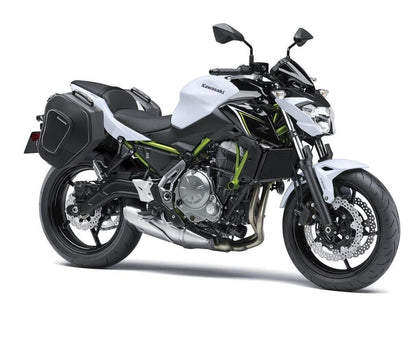 Kawasaki genuine used z650 ninja side panniers saddle bags