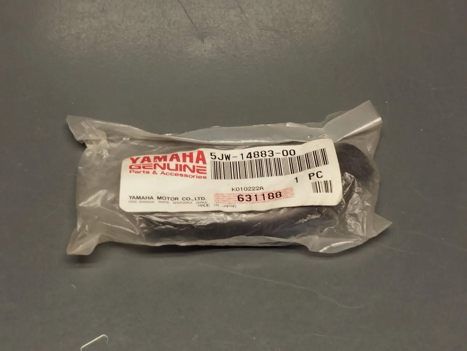 Yamaha genuine new fjr 1300 air induction system bend 3 hose pn 5jw-14883-00