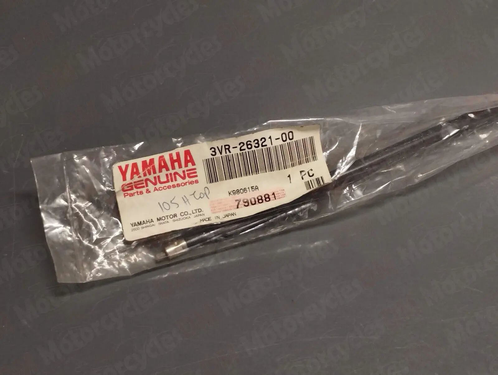 Yamaha genuine new ya 90 axis 90-97 oil pump cable pn 3vr-26321-00