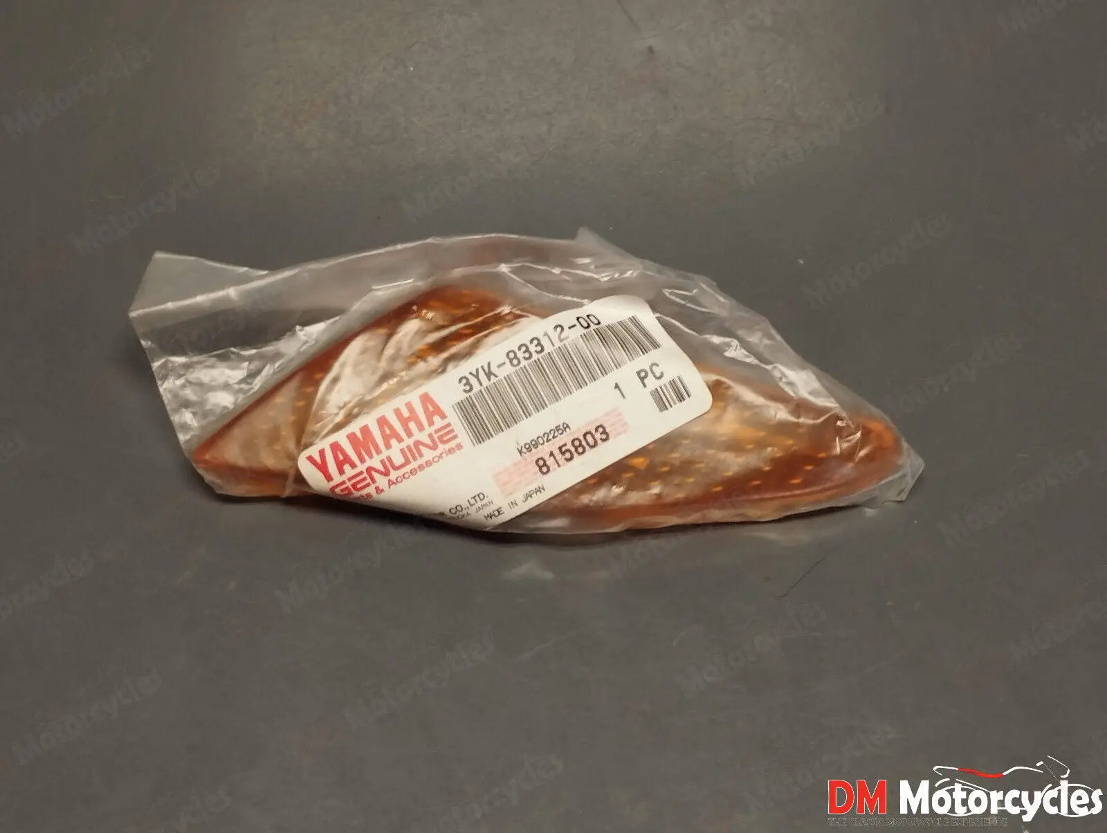 Yamaha genuine new jog yg 50 front left turn signal lens pn 3yk-83312-00