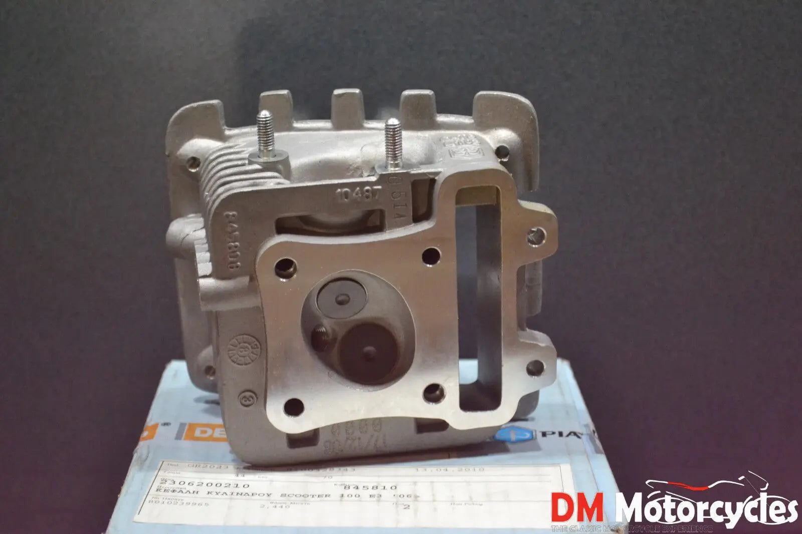 Piaggio genuine new zip fly liberty 100 4t cylinder head assy pn 845810