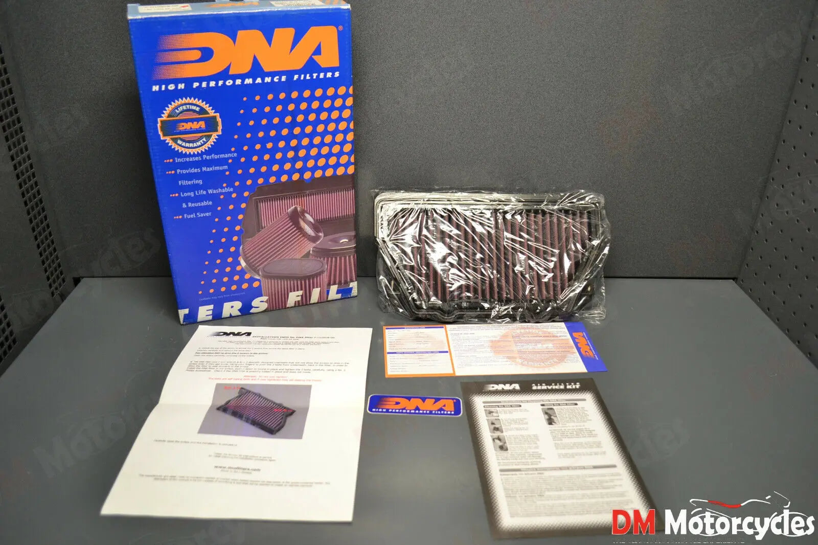 Genuine dna performance air filter Honda cbr1000rr 2008 pn p-h10s08-0r