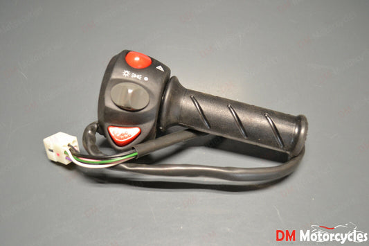 Peugeot genuine new Elystar 125 rh switch gear throttle assy pn 756030