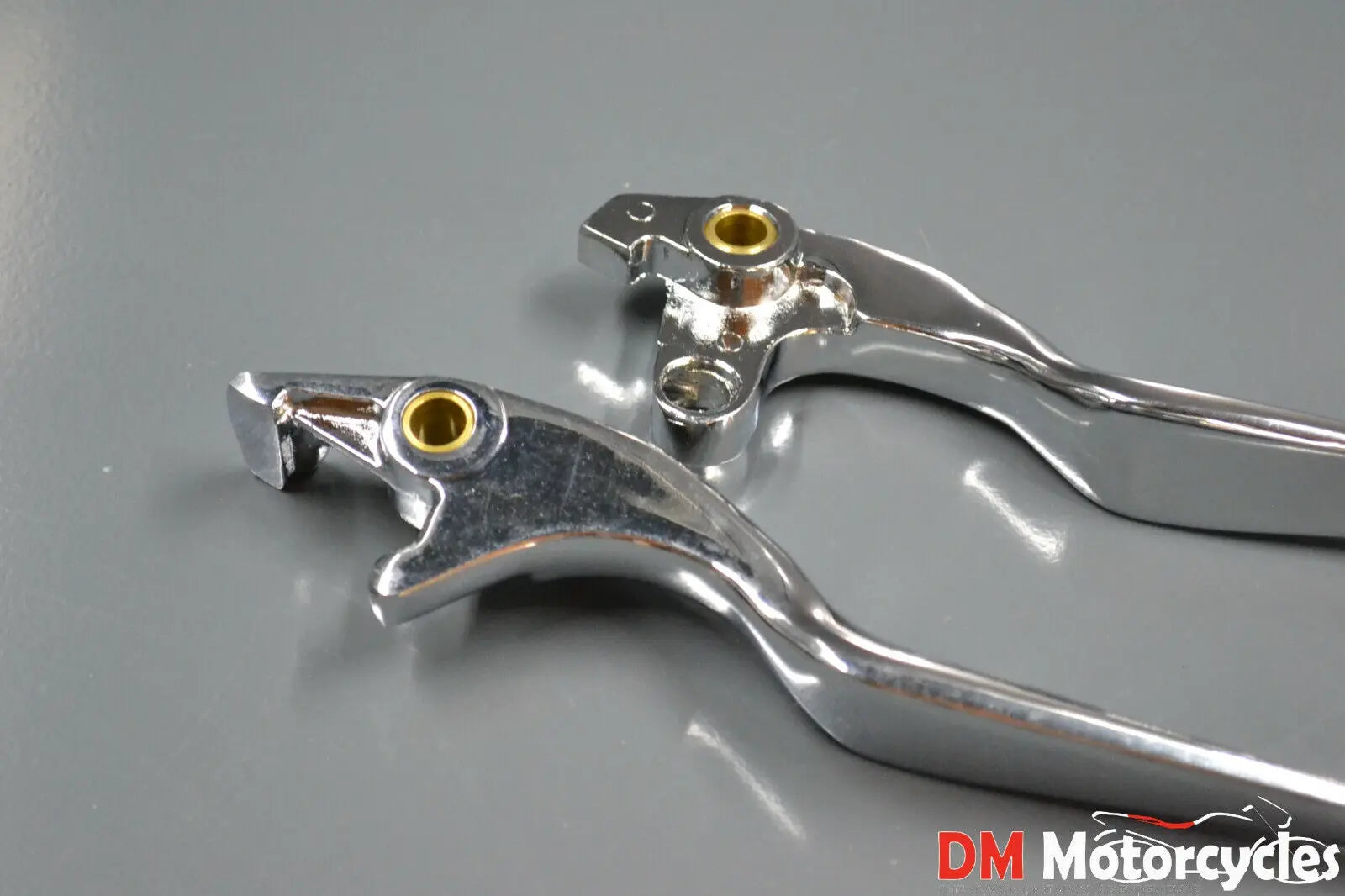Aftermarket nos honda vt1000 vt 1000 chrome wide blade brake clutch lever set 