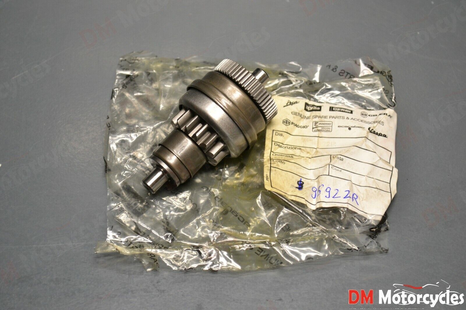 Piaggio genuine new vespa liberty zip 50 4t starter clutch motor pn 96922r