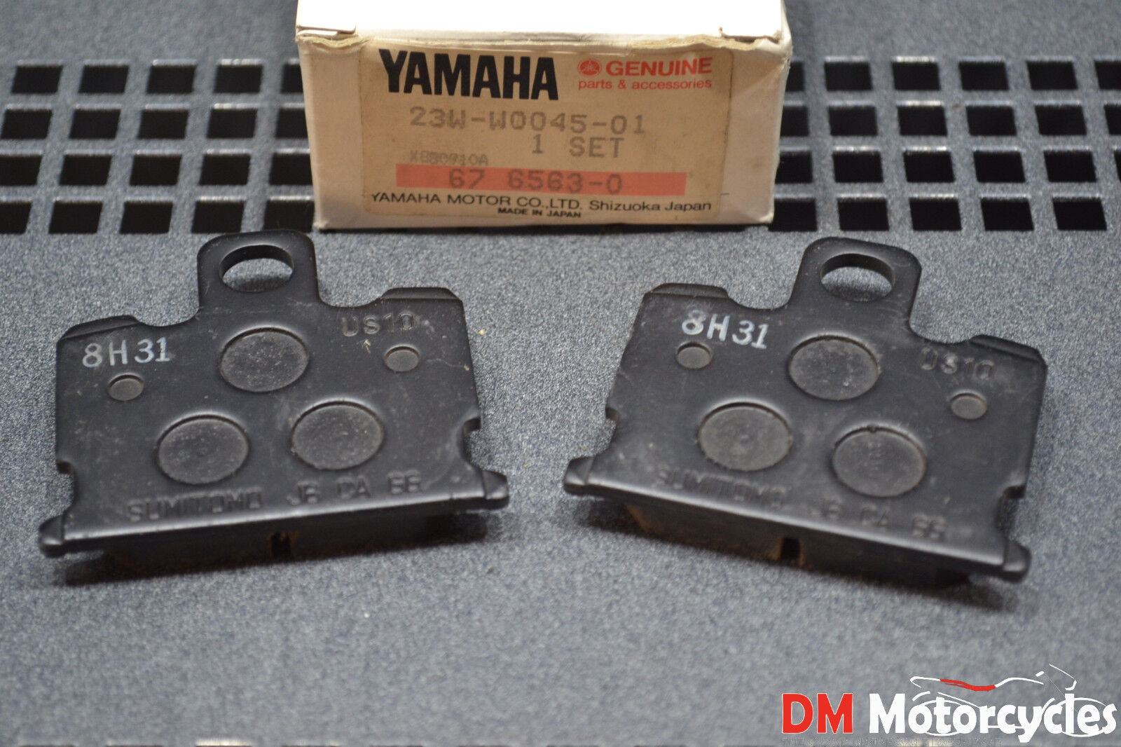 Yamaha genuine nos xj 550 xj 750 xt 600 xs front brake pad kit pn 23w-w0045-01