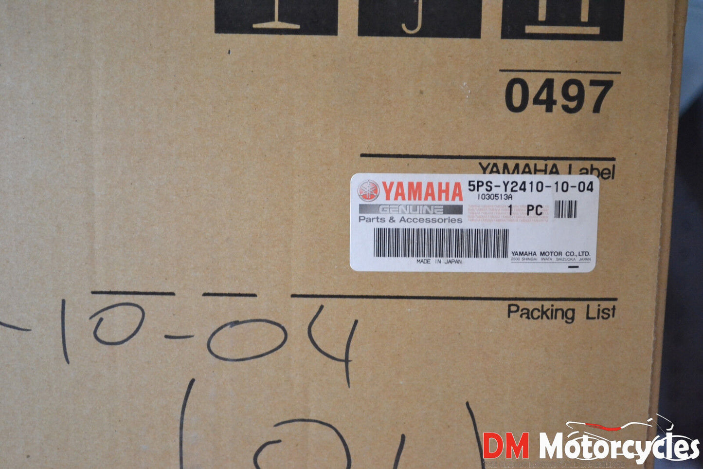 Yamaha genuine new tdm900 tdm 900 2002 fuel petrol tank pn 5ps-y2410-10-04