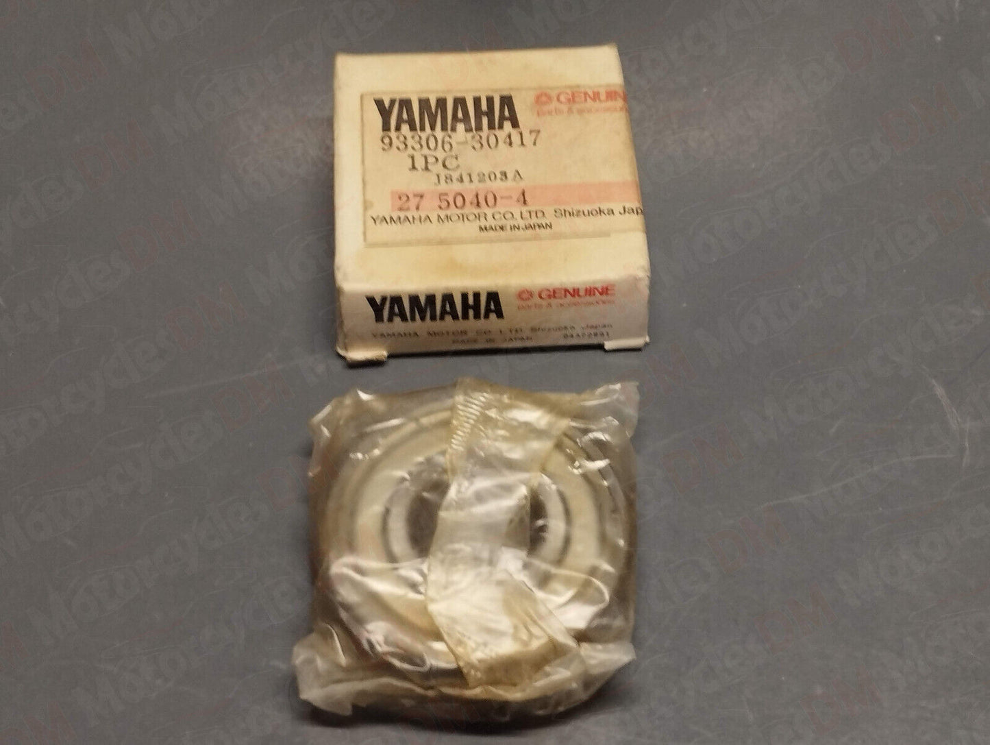 Yamaha genuine nos xs 1100 500 400 xvz 1200 1300 tx 750 bearing pn 93306-30417
