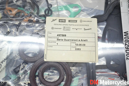 Piaggio genuine new vespa gts gtv garnaby mp3 125cc engines gasket kit pn 497589