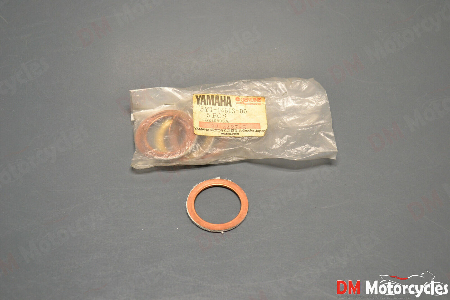 Yamaha genuine nos xt 600 fzr yzf raptor exhaust pipe gasket pn 5y1-14613-00