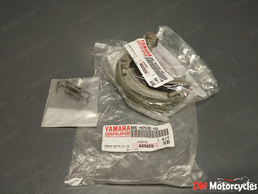Yamaha genuine new yfm 350 225 200 125 xt 225 bw200 brake shoes kit 4be-w253e-00