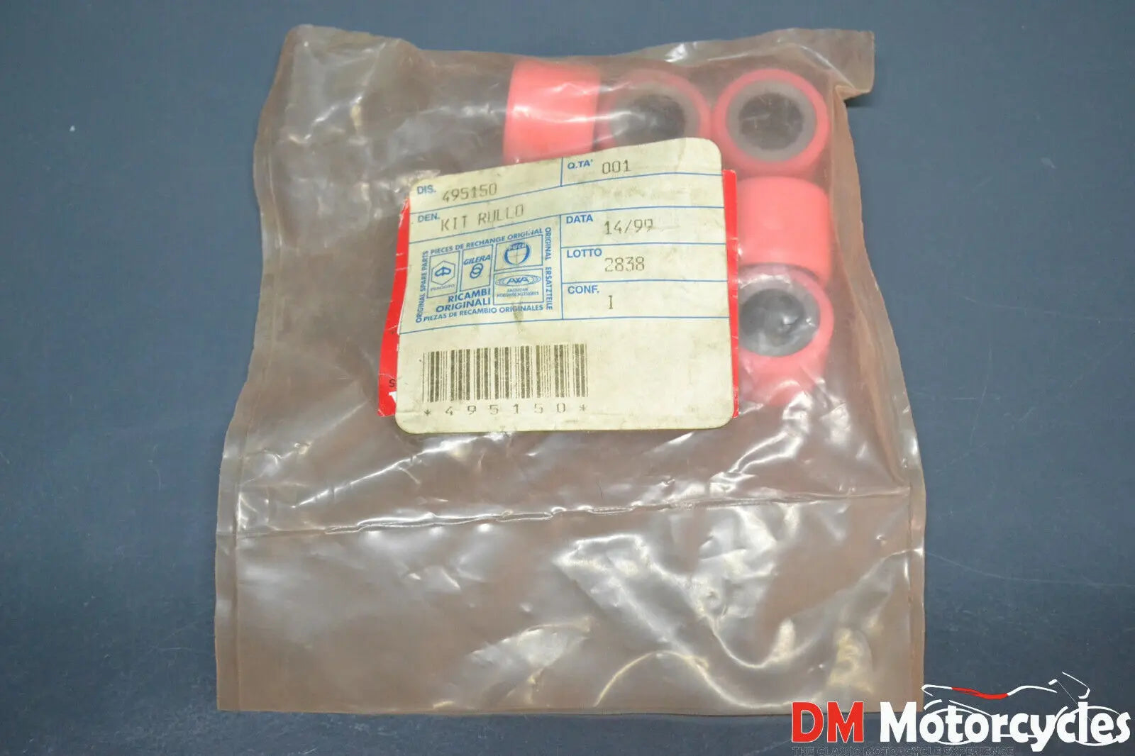 Piaggio genuine new hexagon gt gtx 250 23mm 23,3gr variator roller kit pn 495150