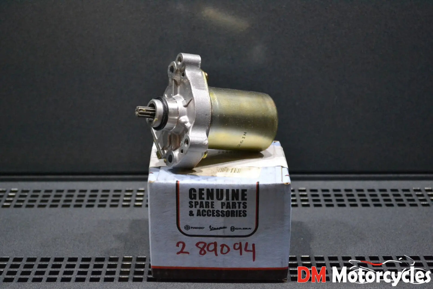 Piaggio genuine new italjet dragster 125 180 fly 100 starter pn 289094
