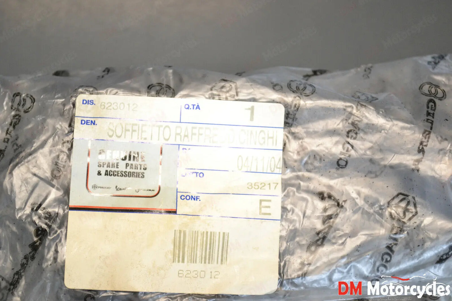 Piaggio genuine nos fly 50 100 bellows pn 623012
