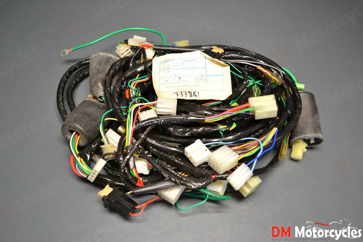 Peugeot genuine nos sv 100 l 100cc wiring loom harness pn 737861