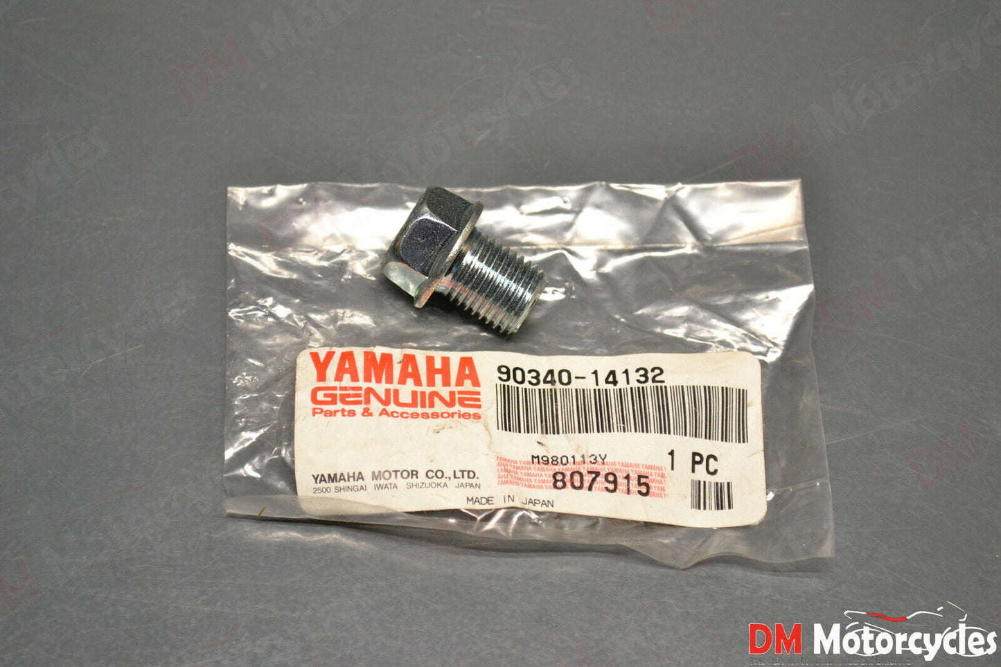 Yamaha genuine new rd250lc rd350lc rd 350 ypvs oil drain bolt pn 90340-14132