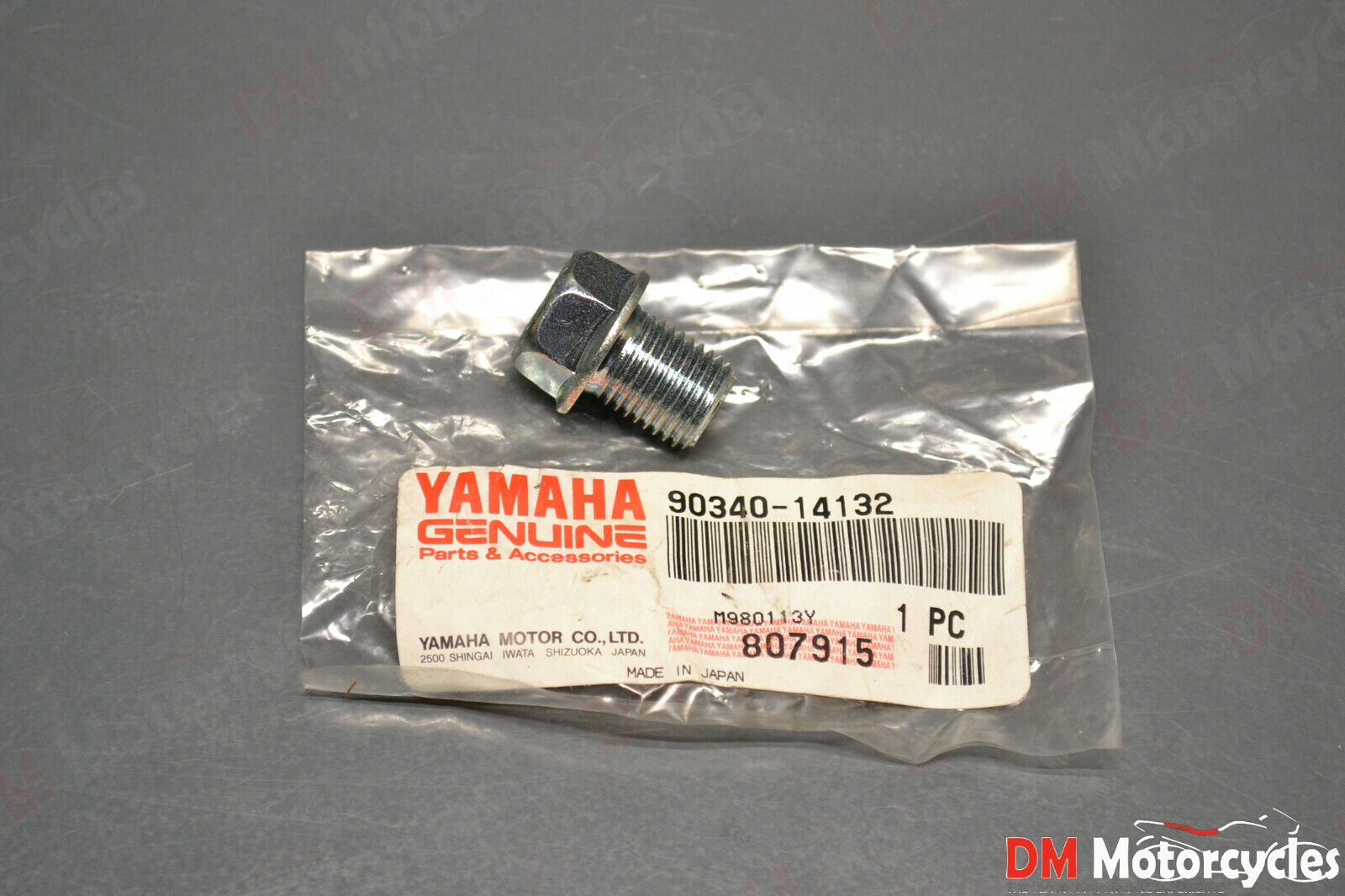 Yamaha genuine new rd250lc rd350lc rd 350 ypvs oil drain bolt pn 90340-14132
