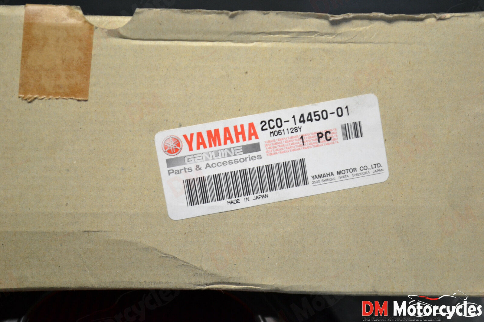 Yamaha genuine new yzf r6 2006 - 2007 air filter cleaner pn 2c0-14450-01