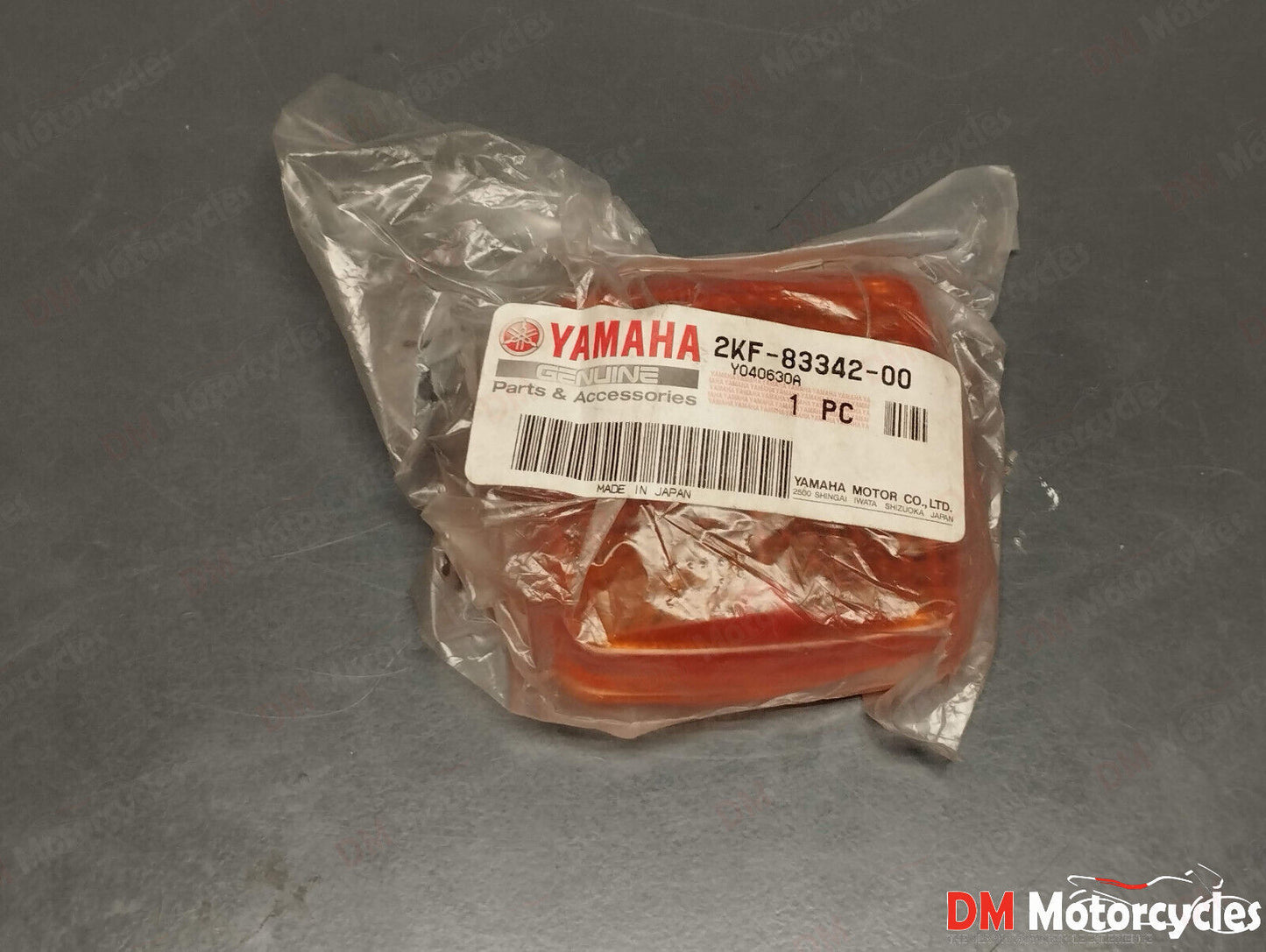 Yamaha genuine new dt xt tw xtz ty tdr flasher 2 turn signal lens 2kf-83342-00