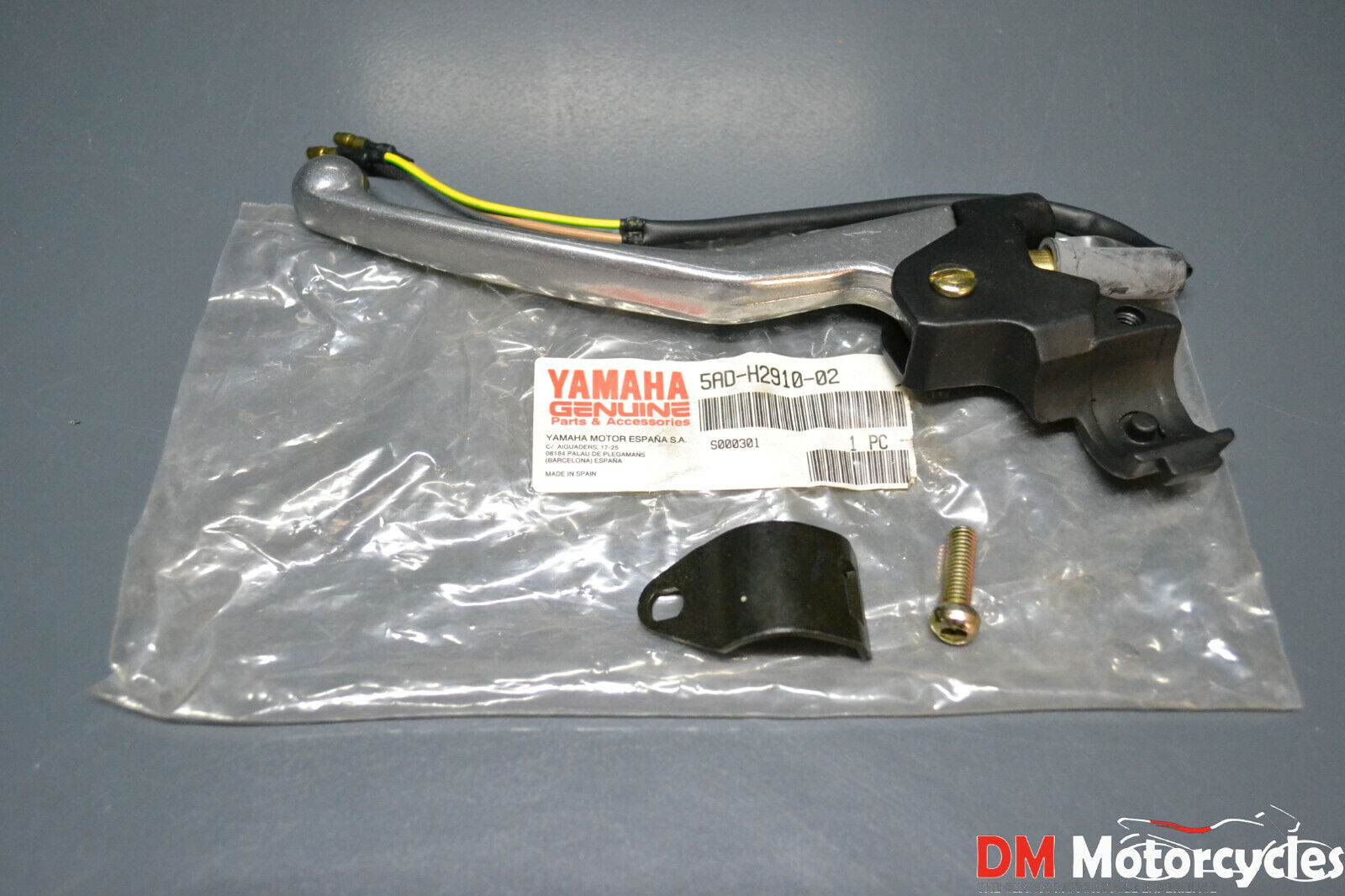 Yamaha genuine new yn50r neos left lever assy pn 5ad-h2910-02